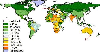 map of food